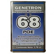 ACEITE REFRIGERANTE SINTÉTICO GENETRON POE 68 – 3,78 L